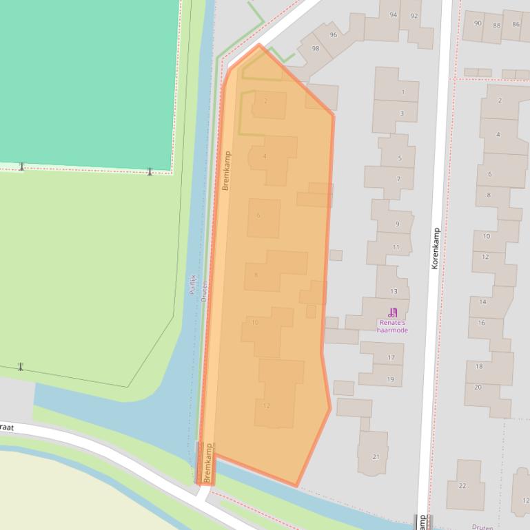 Kaart van postcodegebied 6652DE.