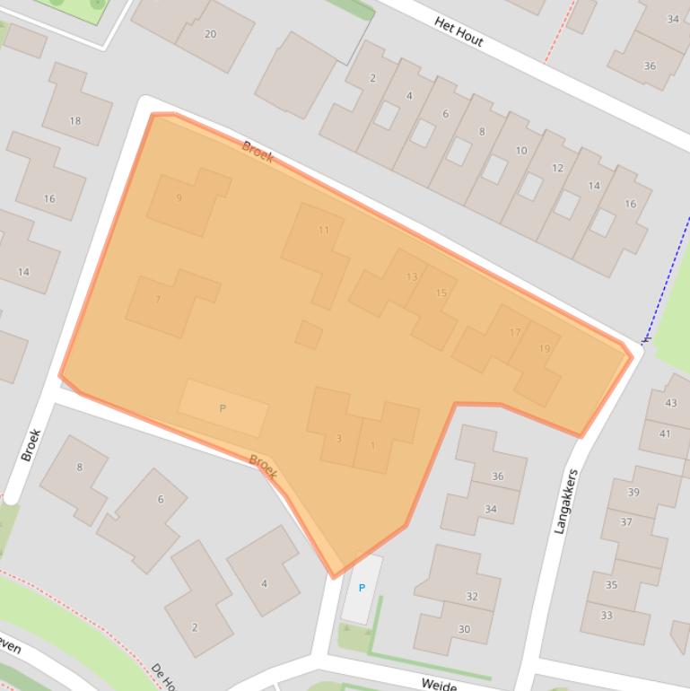 Kaart van postcodegebied 6652EH.