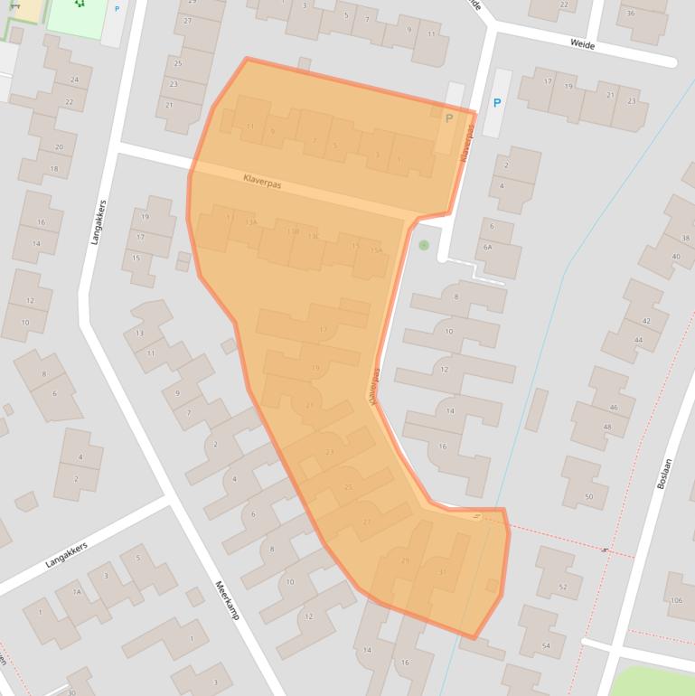 Kaart van postcodegebied 6652EM.