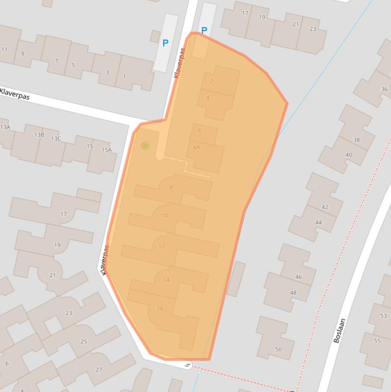 Kaart van postcodegebied 6652EN.