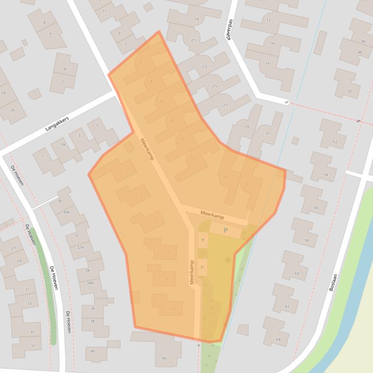 Kaart van postcodegebied 6652EP.