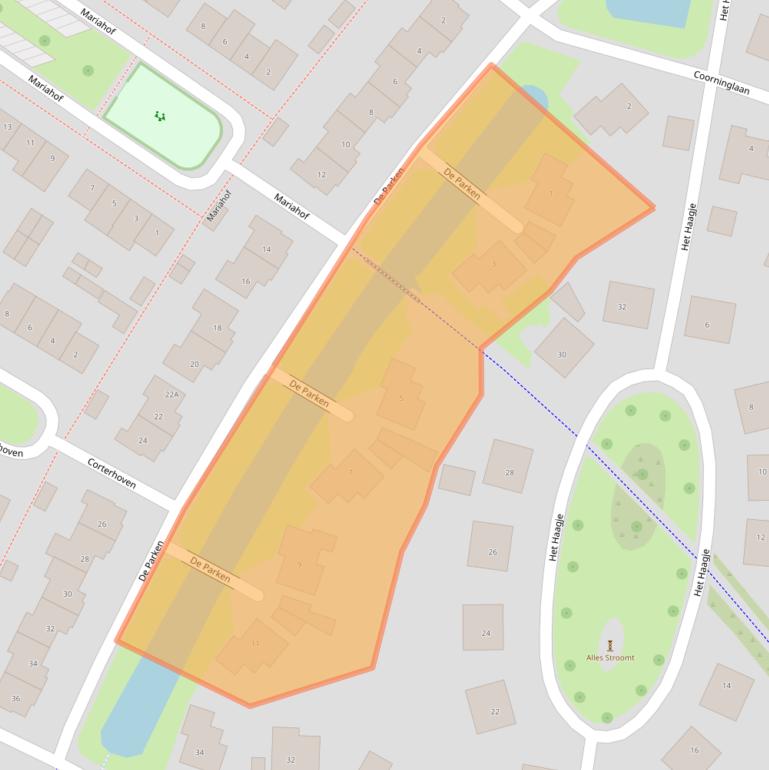 Kaart van postcodegebied 6652GB.