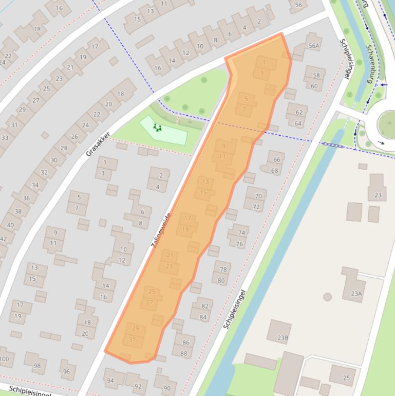 Kaart van postcodegebied 6652GL.