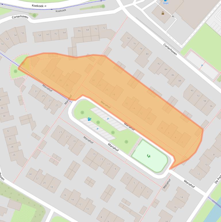 Kaart van postcodegebied 6652GS.