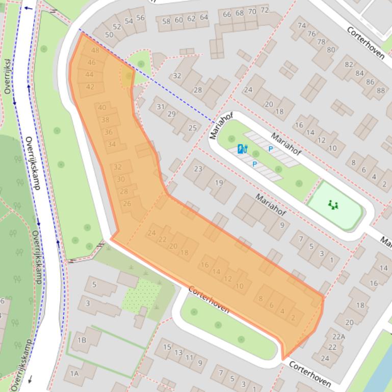 Kaart van postcodegebied 6652GV.