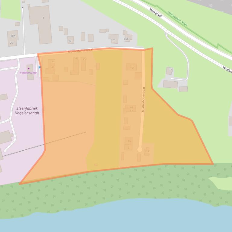 Kaart van postcodegebied 6653AC.