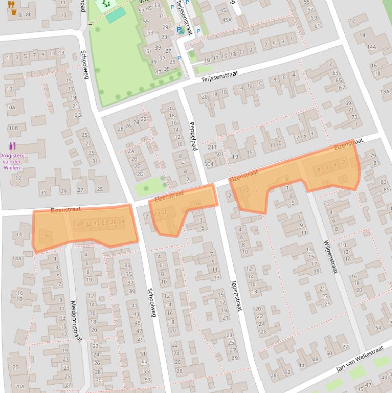 Kaart van postcodegebied 6653AS.