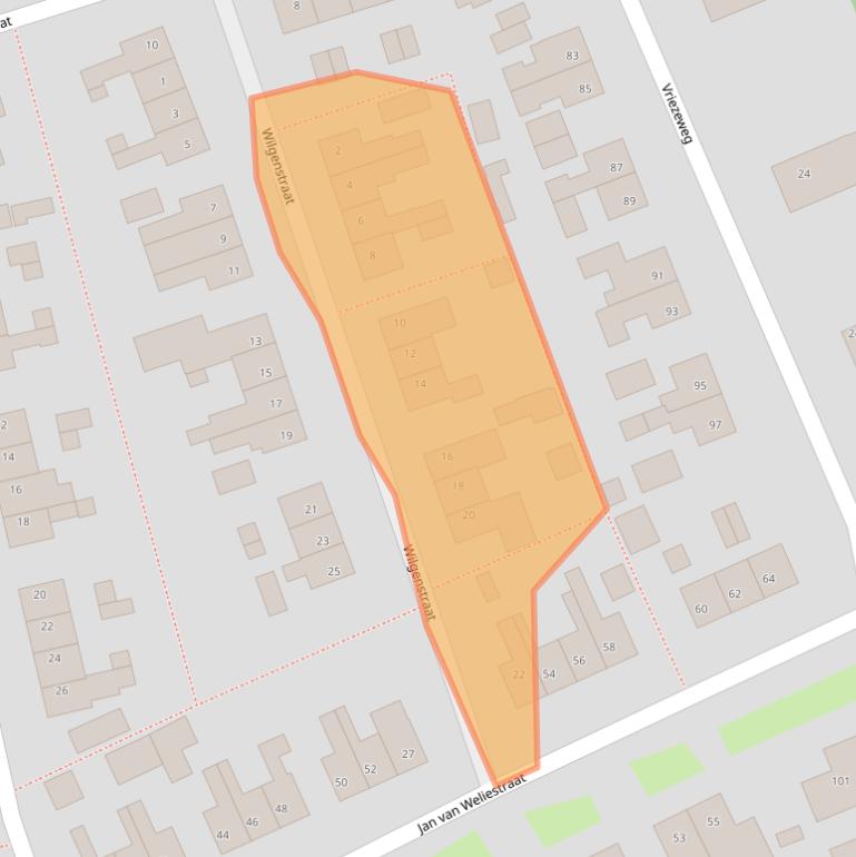 Kaart van postcodegebied 6653AV.