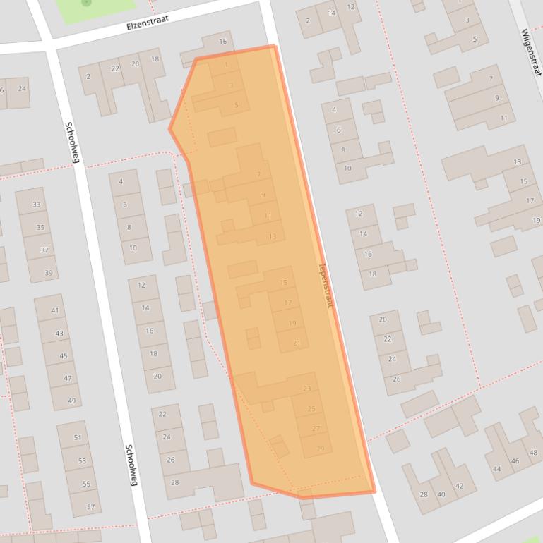 Kaart van postcodegebied 6653AW.