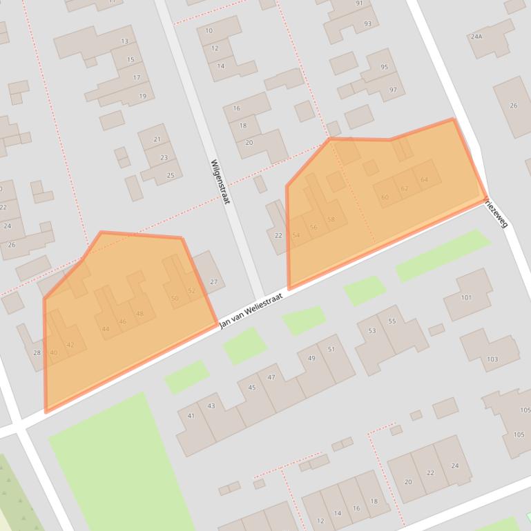 Kaart van postcodegebied 6653BH.