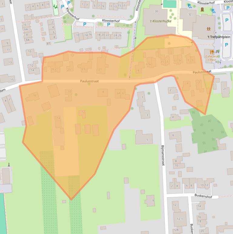 Kaart van postcodegebied 6653BP.