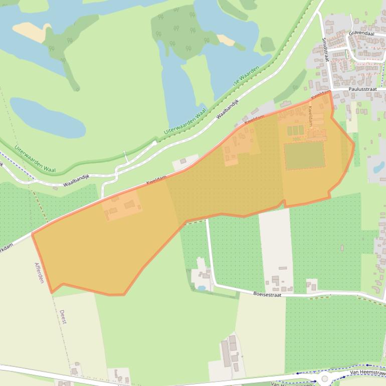 Kaart van postcodegebied 6653CC.