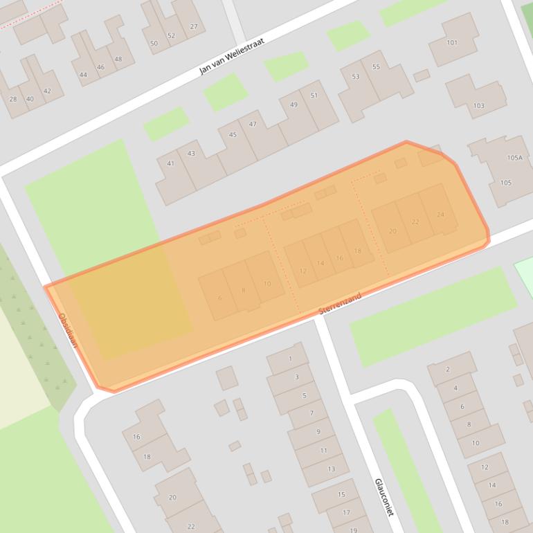 Kaart van postcodegebied 6653DA.