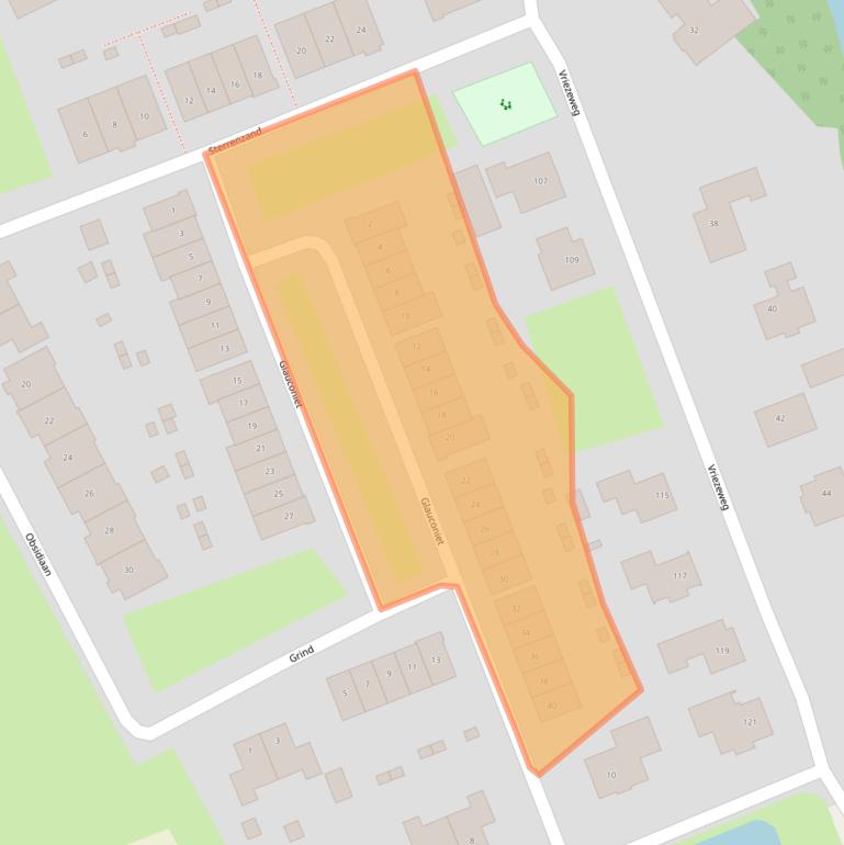 Kaart van postcodegebied 6653DC.