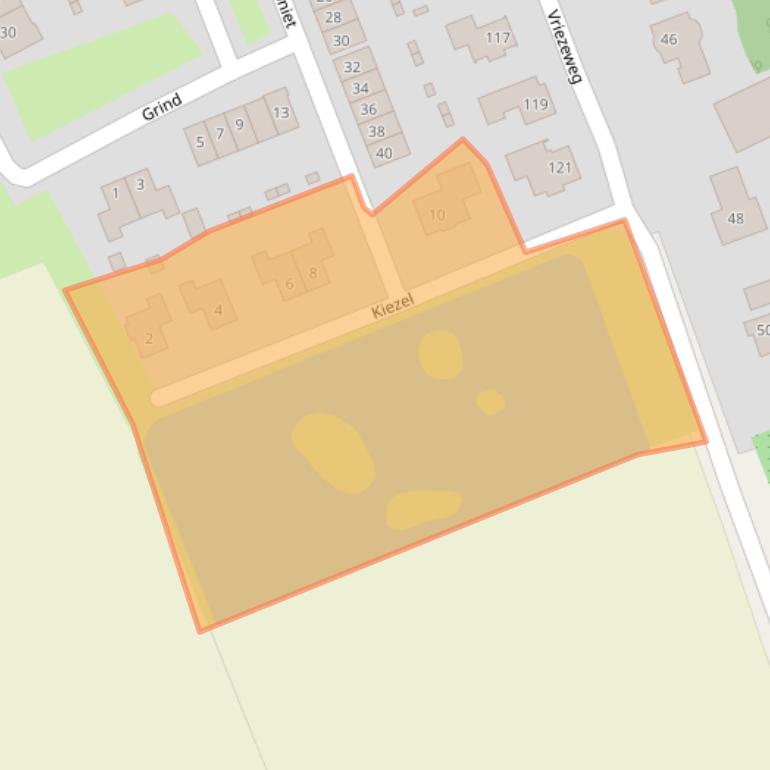 Kaart van postcodegebied 6653DE.