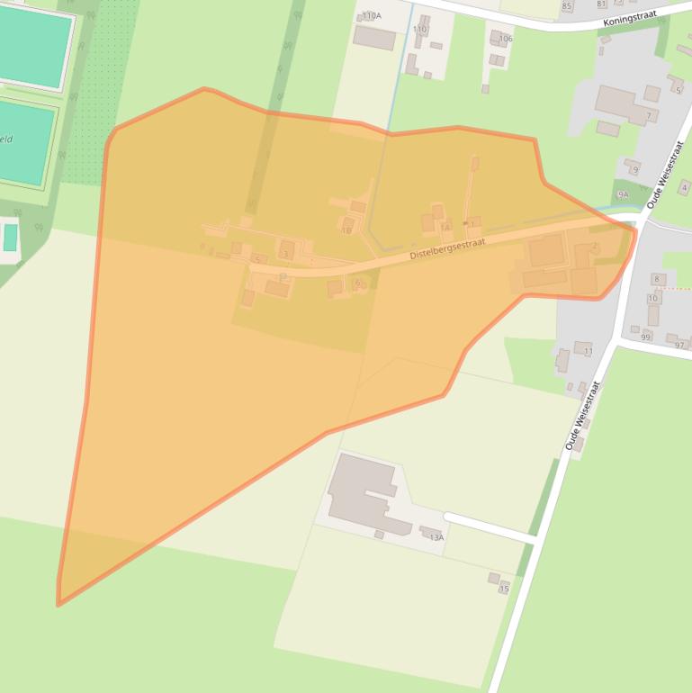 Kaart van postcodegebied 6654BK.