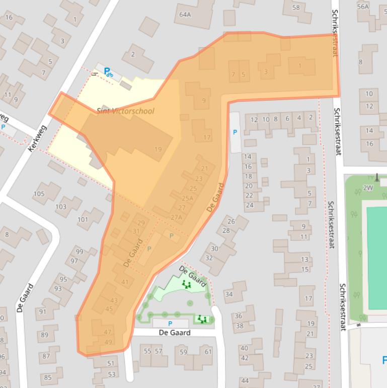 Kaart van postcodegebied 6654BL.