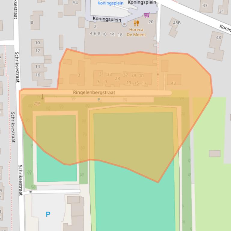 Kaart van postcodegebied 6654BW.