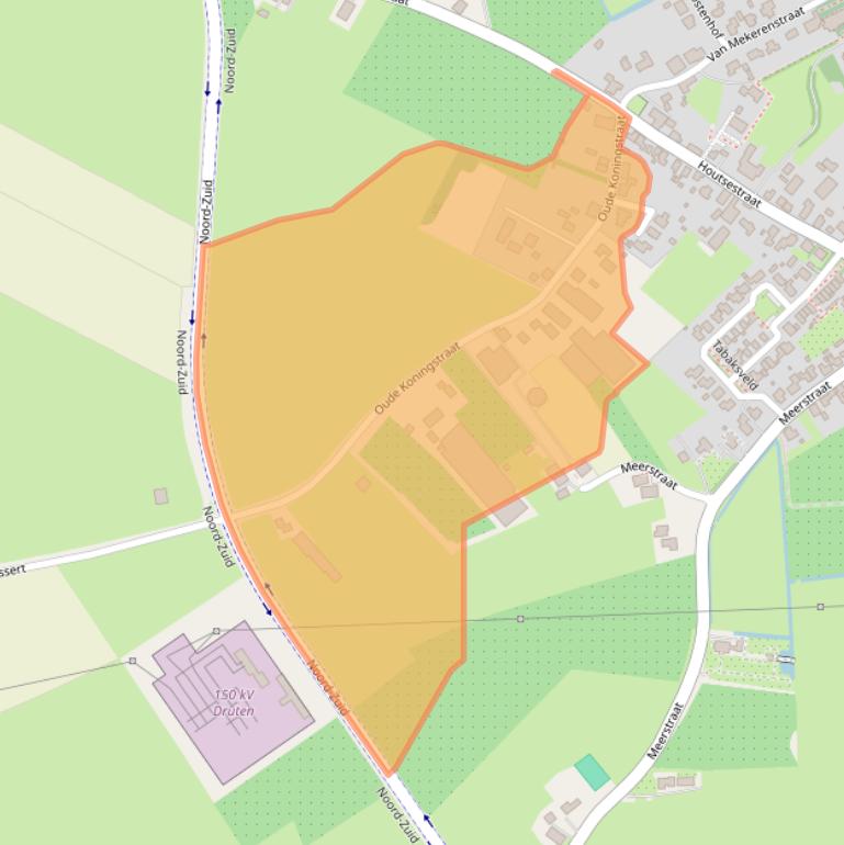 Kaart van postcodegebied 6655AN.