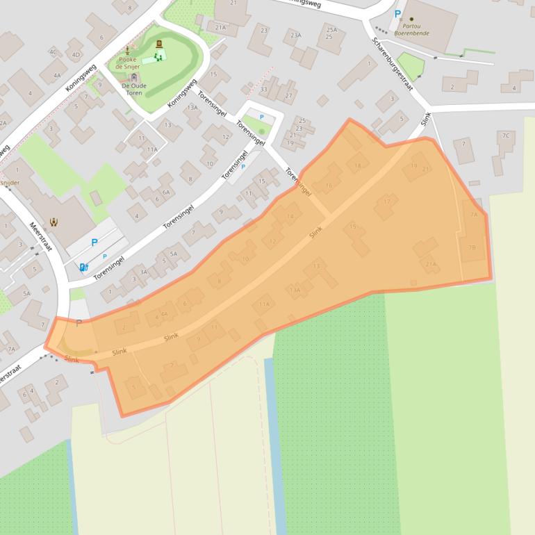 Kaart van postcodegebied 6655AT.