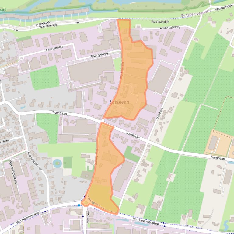 Kaart van postcodegebied 6657CP.