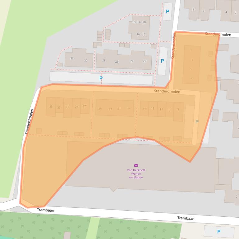 Kaart van postcodegebied 6657DJ.