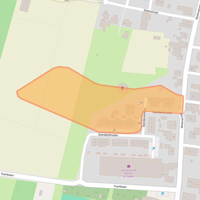 Kaart van postcodegebied 6657DK.