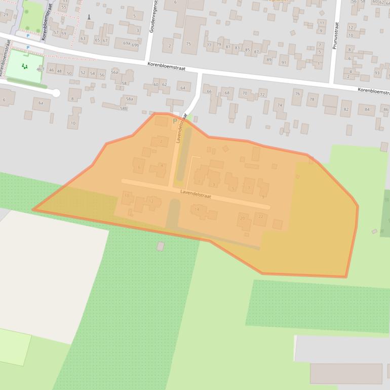 Kaart van postcodegebied 6657EA.