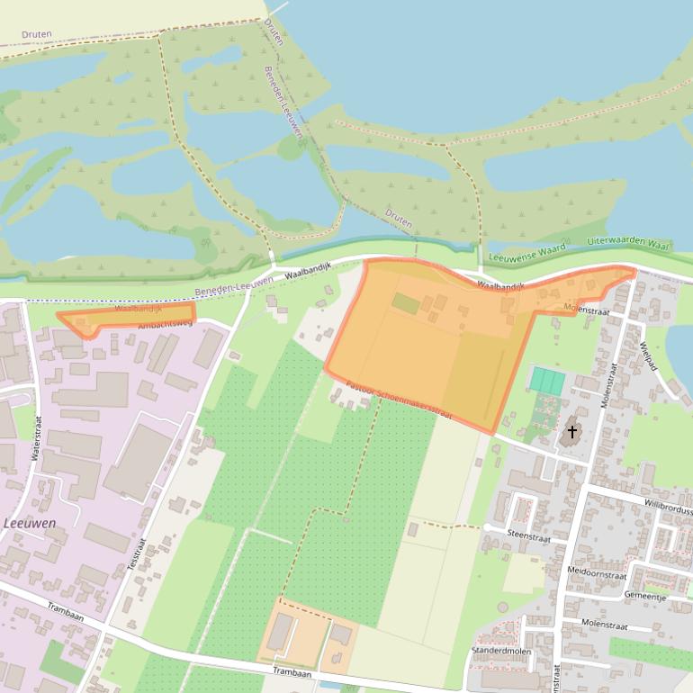 Kaart van postcodegebied 6657KC.