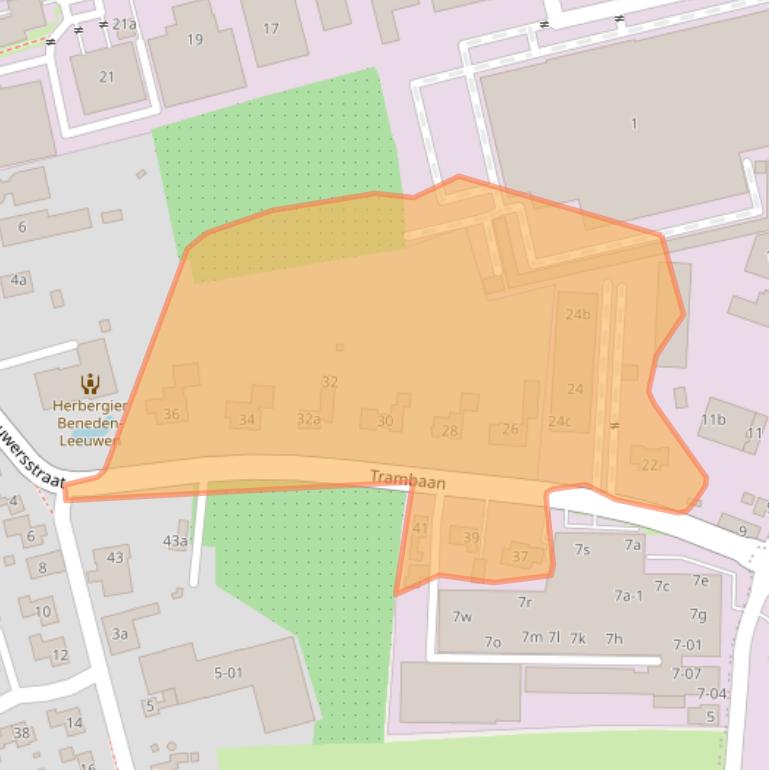 Kaart van postcodegebied 6658AB.