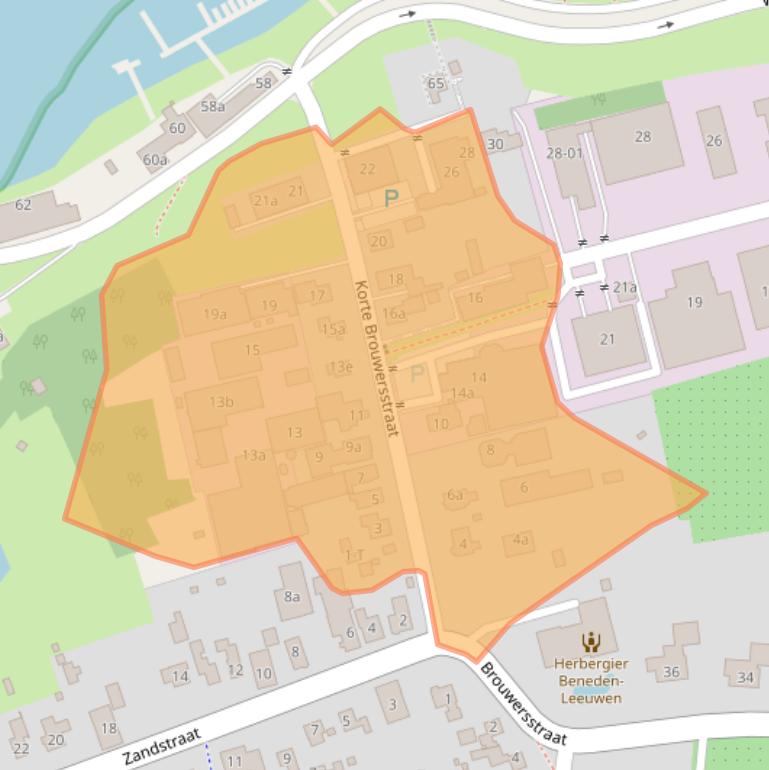 Kaart van postcodegebied 6658AC.