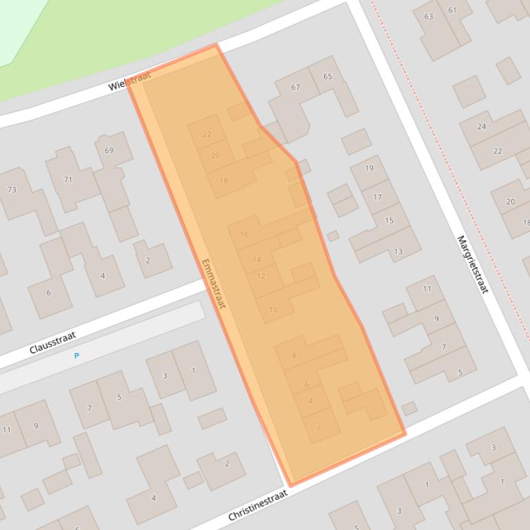 Kaart van postcodegebied 6658BM.