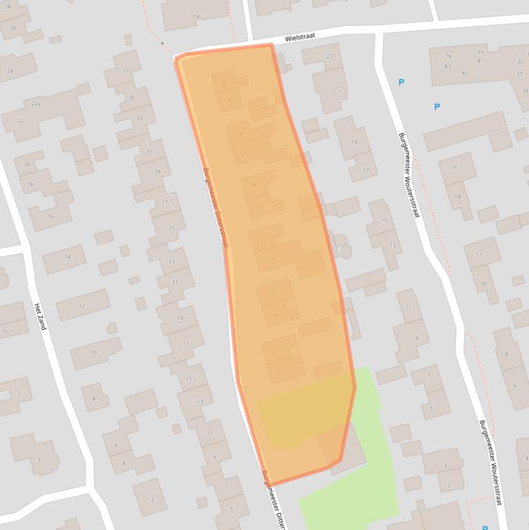 Kaart van postcodegebied 6658BT.