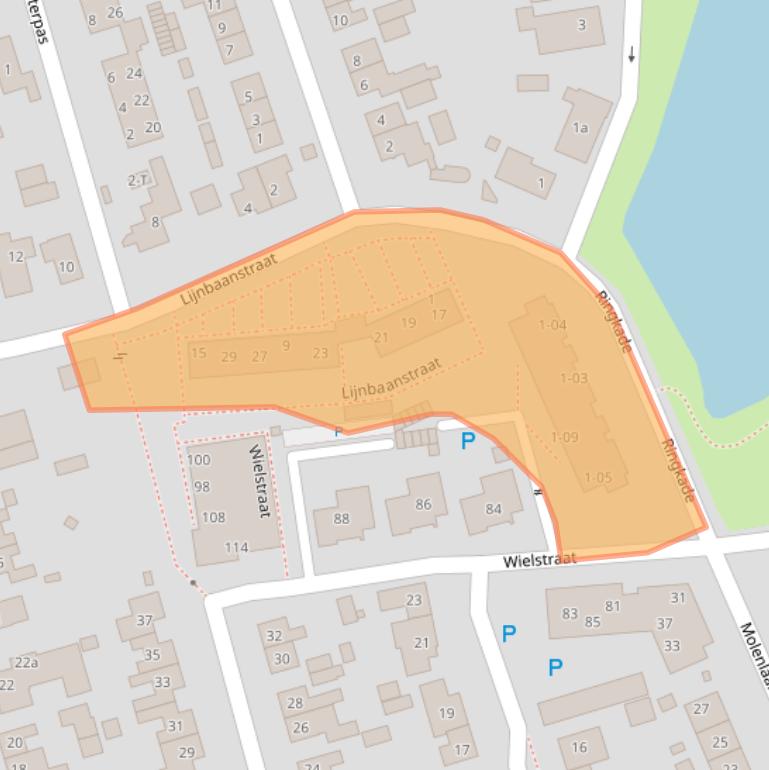 Kaart van postcodegebied 6658BV.