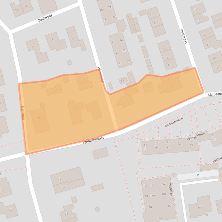 Kaart van postcodegebied 6658BW.