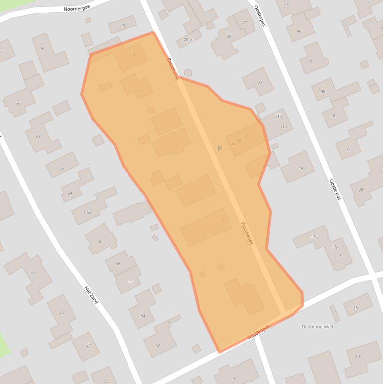 Kaart van postcodegebied 6658CE.