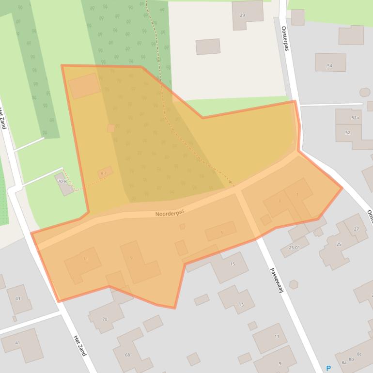 Kaart van postcodegebied 6658CG.