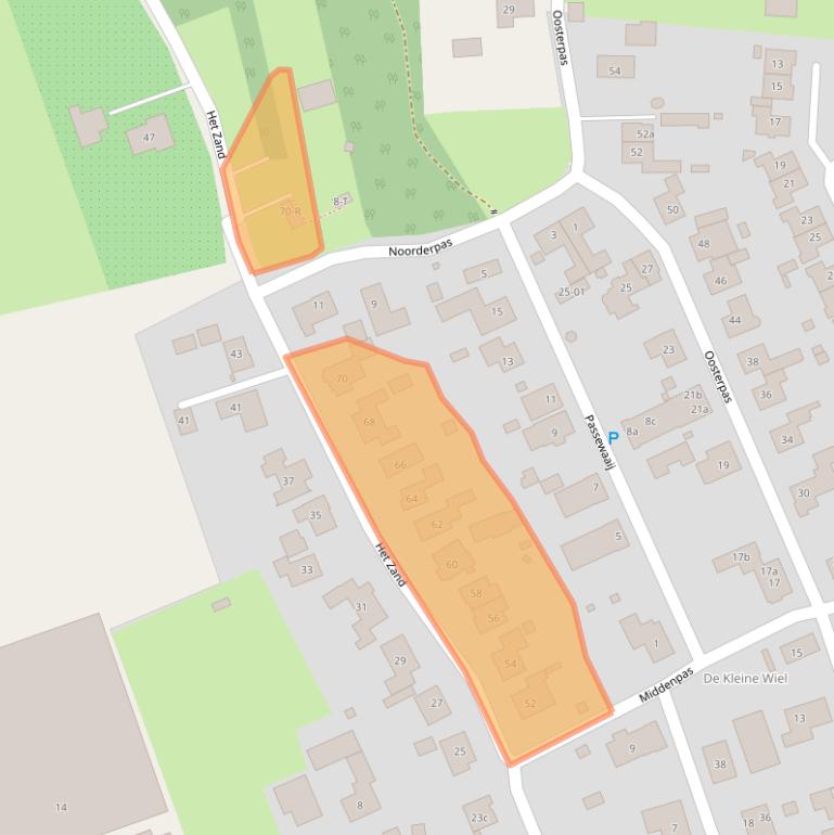 Kaart van postcodegebied 6658CK.