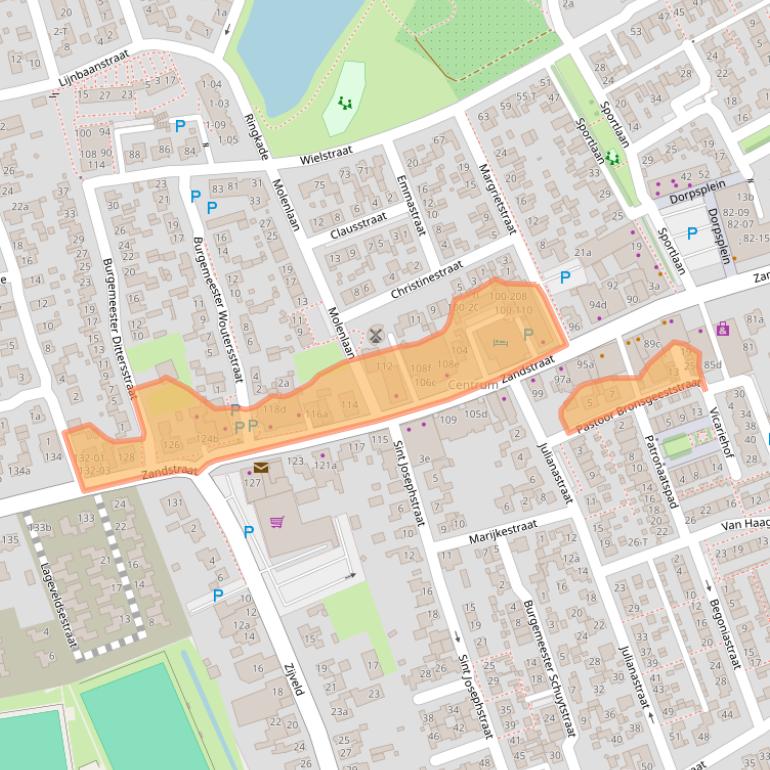 Kaart van postcodegebied 6658CX.