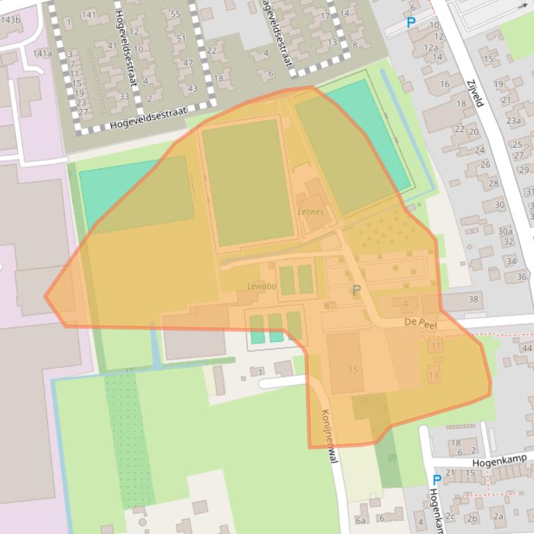 Kaart van postcodegebied 6658DJ.