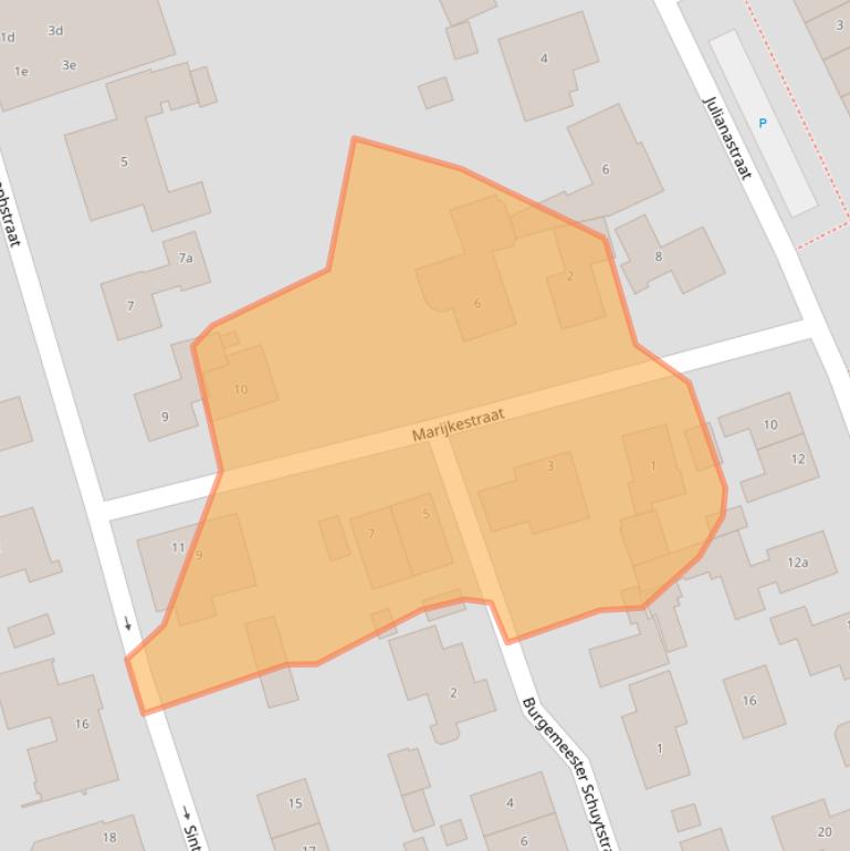 Kaart van postcodegebied 6658DR.