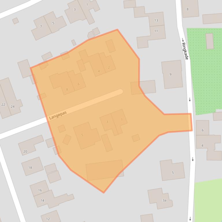 Kaart van postcodegebied 6658DZ.