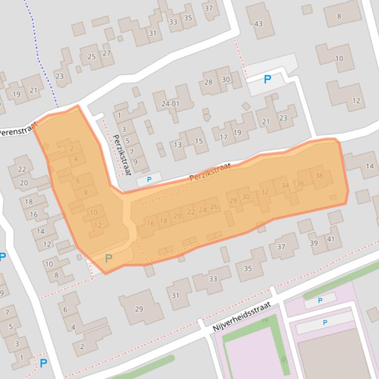 Kaart van postcodegebied 6658EW.