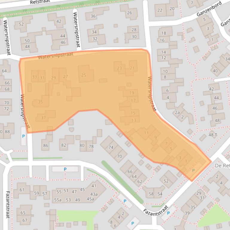 Kaart van postcodegebied 6658GM.