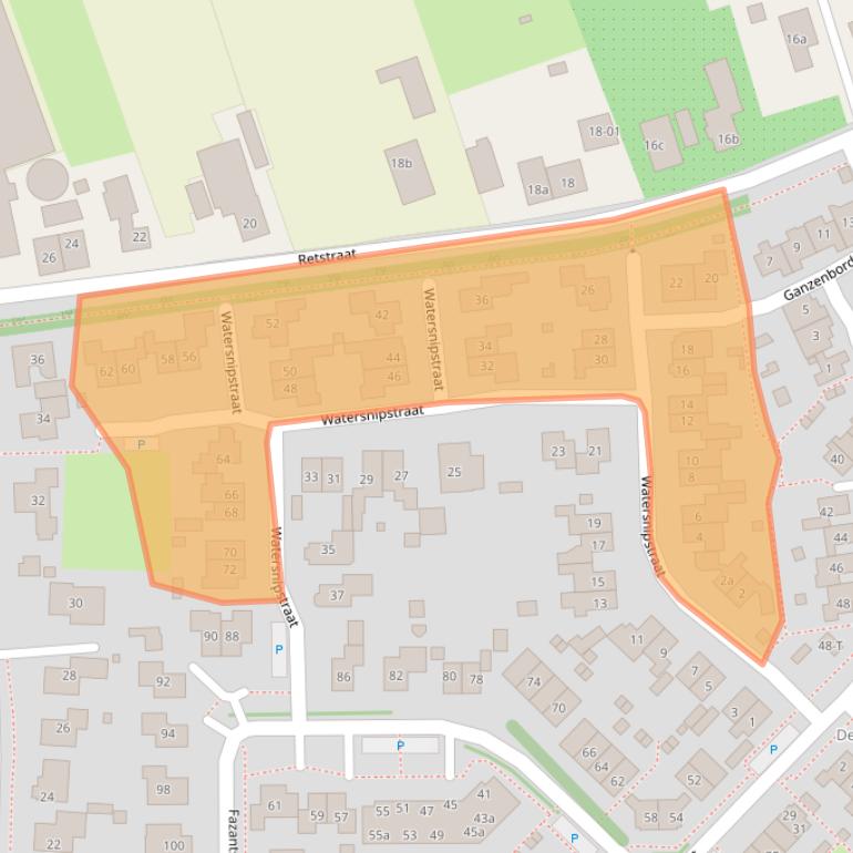 Kaart van postcodegebied 6658GN.