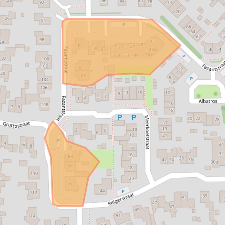 Kaart van postcodegebied 6658GT.