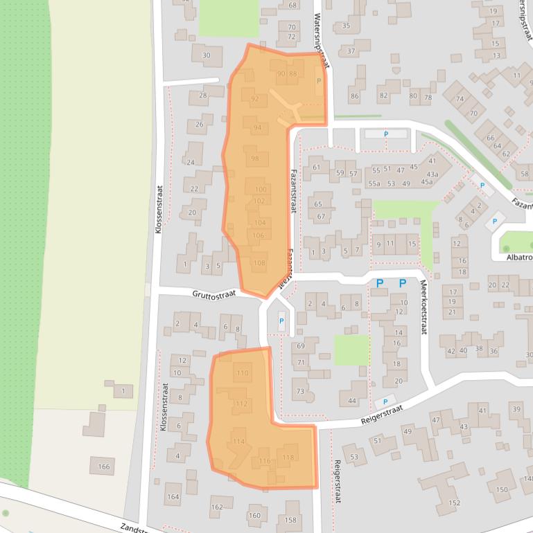 Kaart van postcodegebied 6658GV.