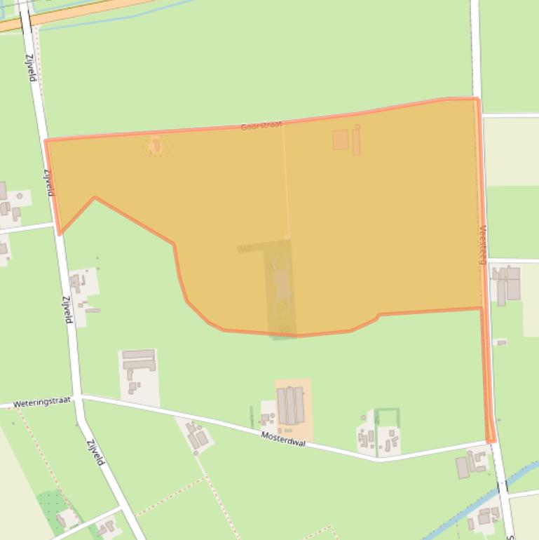 Kaart van postcodegebied 6658KR.