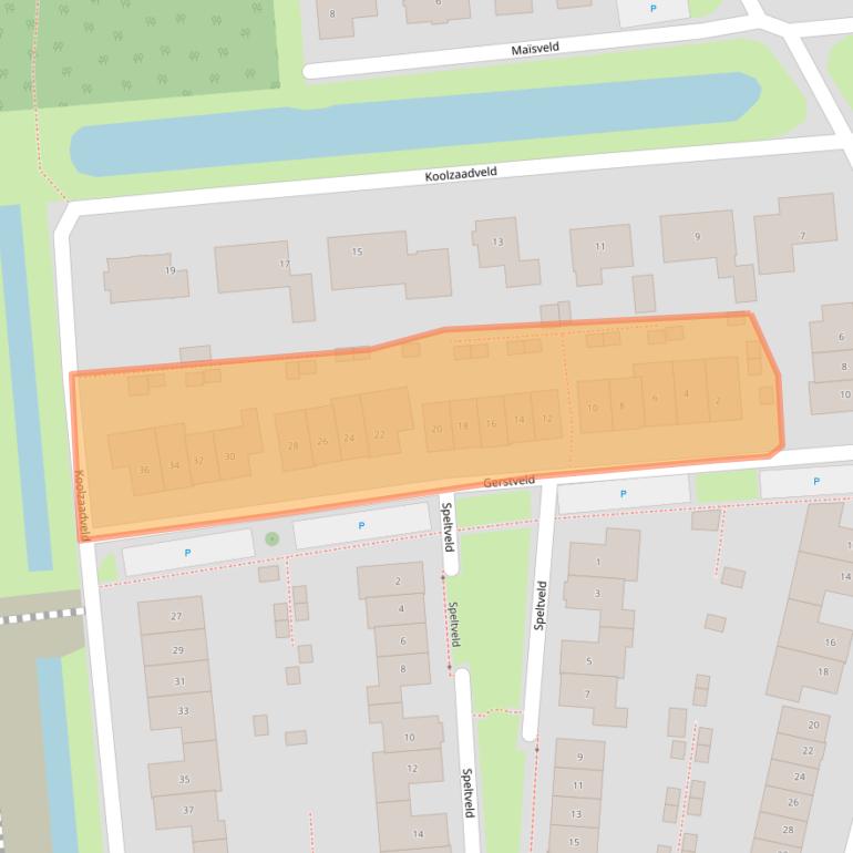 Kaart van postcodegebied 6658LS.