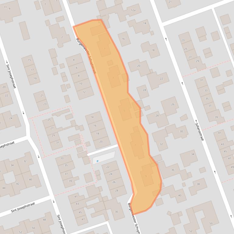 Kaart van postcodegebied 6658WP.